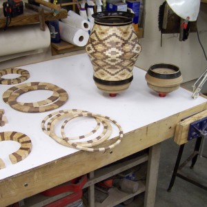 Segmented Vase with over 3000 pieces